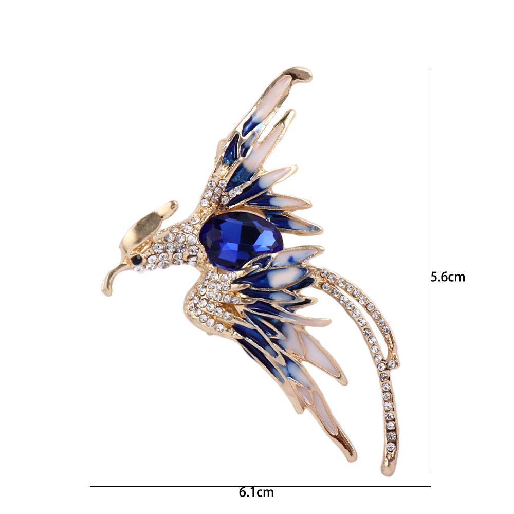 Party Jewelry For Girls Collar Pins Crystal Brooches Bird Brooches Badges Pin Korean Pin