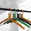 Aluminum Foldable Portable Hangers for Business Trips Ultra-light Non-slip Hangers for Road Trips Outdoor Camping Accessories