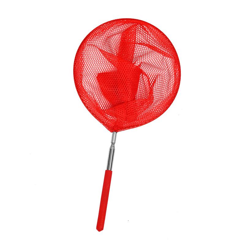 Stainless Steel Retractable Fishing Net Insect Butterfly Dragonfly Net Outdoor Portable Fishing Net Children Fun Game Toys