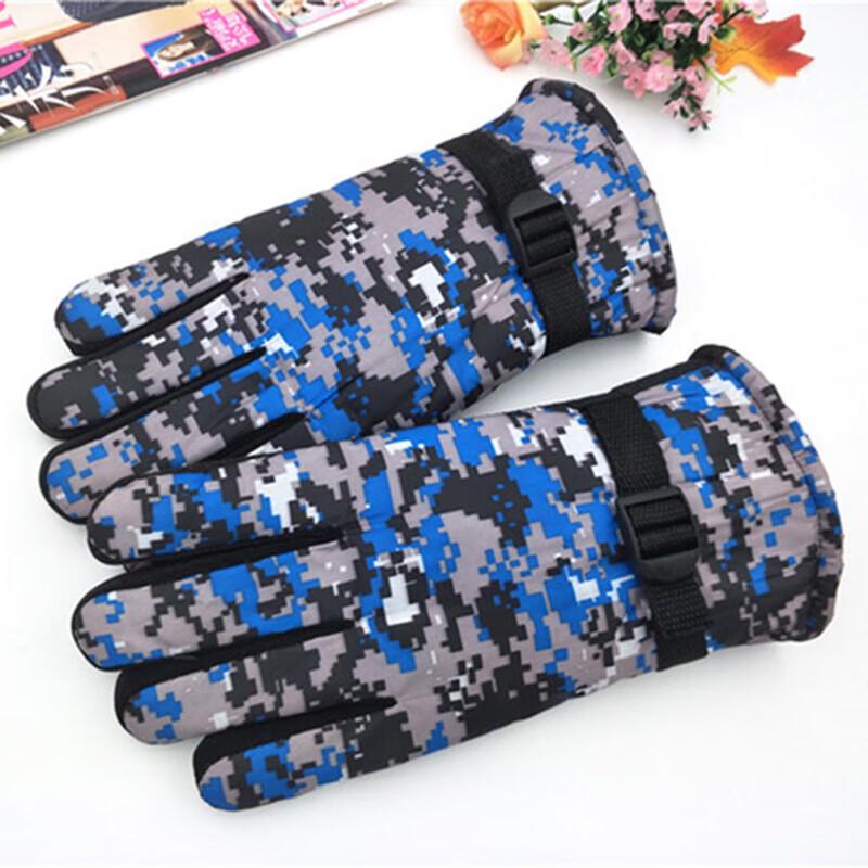 Adult Winter Thermal Camouflage Cycling Gloves