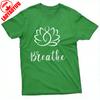 Lotus Flower Breathe Summer Men TShirt Yoga Style Casual Wear for Relaxation and Meditation Ideal Gift for Him Clothes