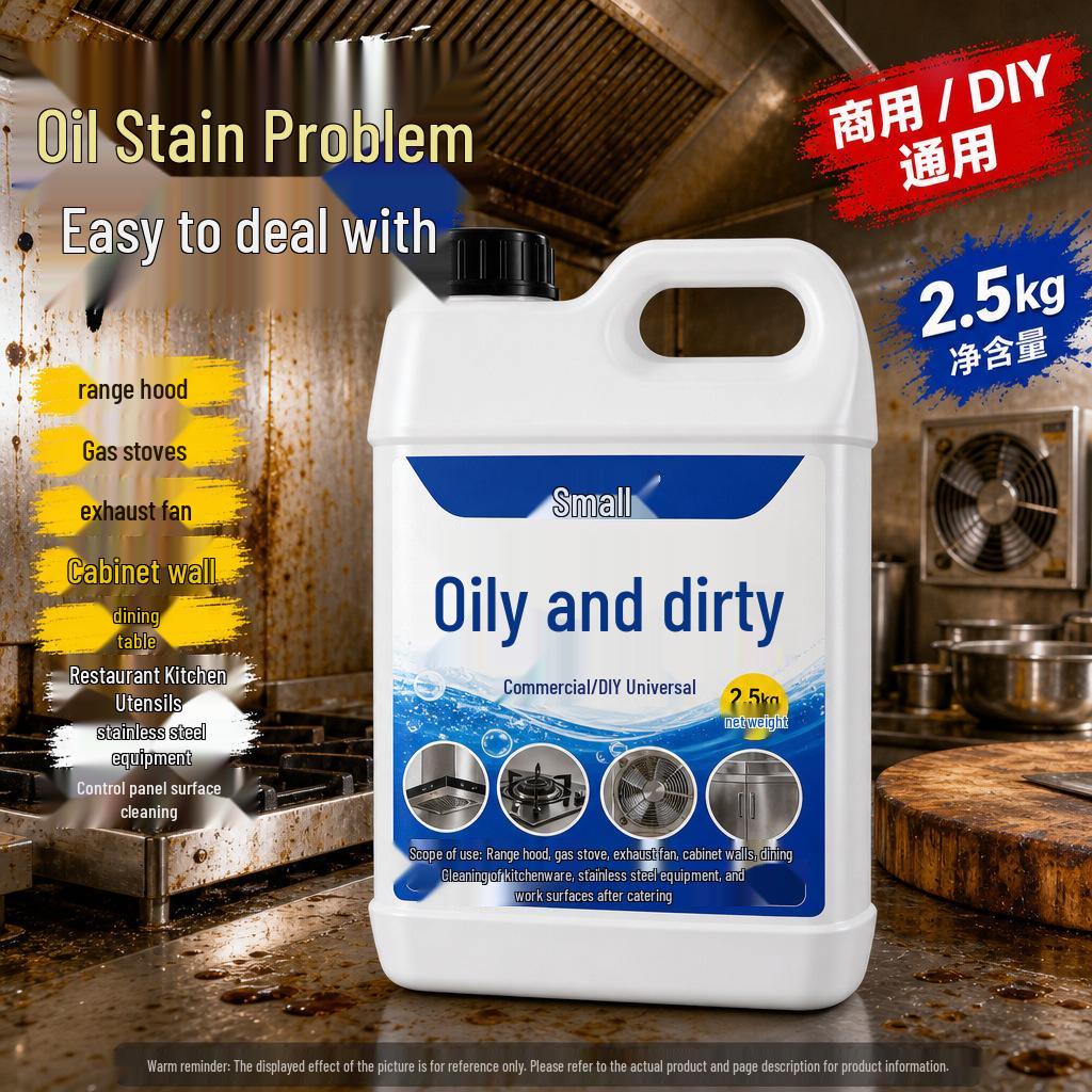 Heavy-Duty Kitchen Oil Stain Cleaner Paste for Frying Stove and Thick Oil Layers