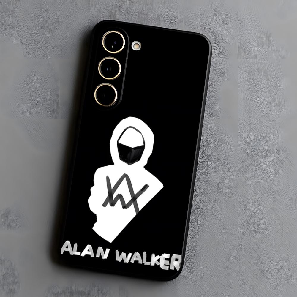 Welt Hit DJ Alan Walker Handyhülle Für Samsung S25 S24 FE S23 S22 S21 Plus S20 Ultra Note20Ultra Schwarz Weiche Hülle
