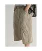8SECONDS Bermuda Cotton Cargo Pants Beige