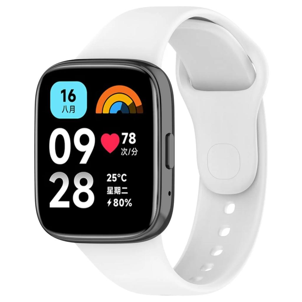 Strap for the Xiaomi Redmi Watch 3 3 Active 3 Lite Silicone Strap Bracelet Replacement Wristband Accessories Belt Correa