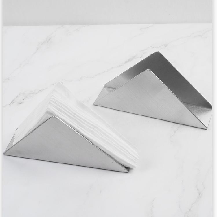 Space Saving Napkin Dispenser Paper Towel Holder Stainless Steel Tissue Storage Rack for Kitchens Offices Dining Area