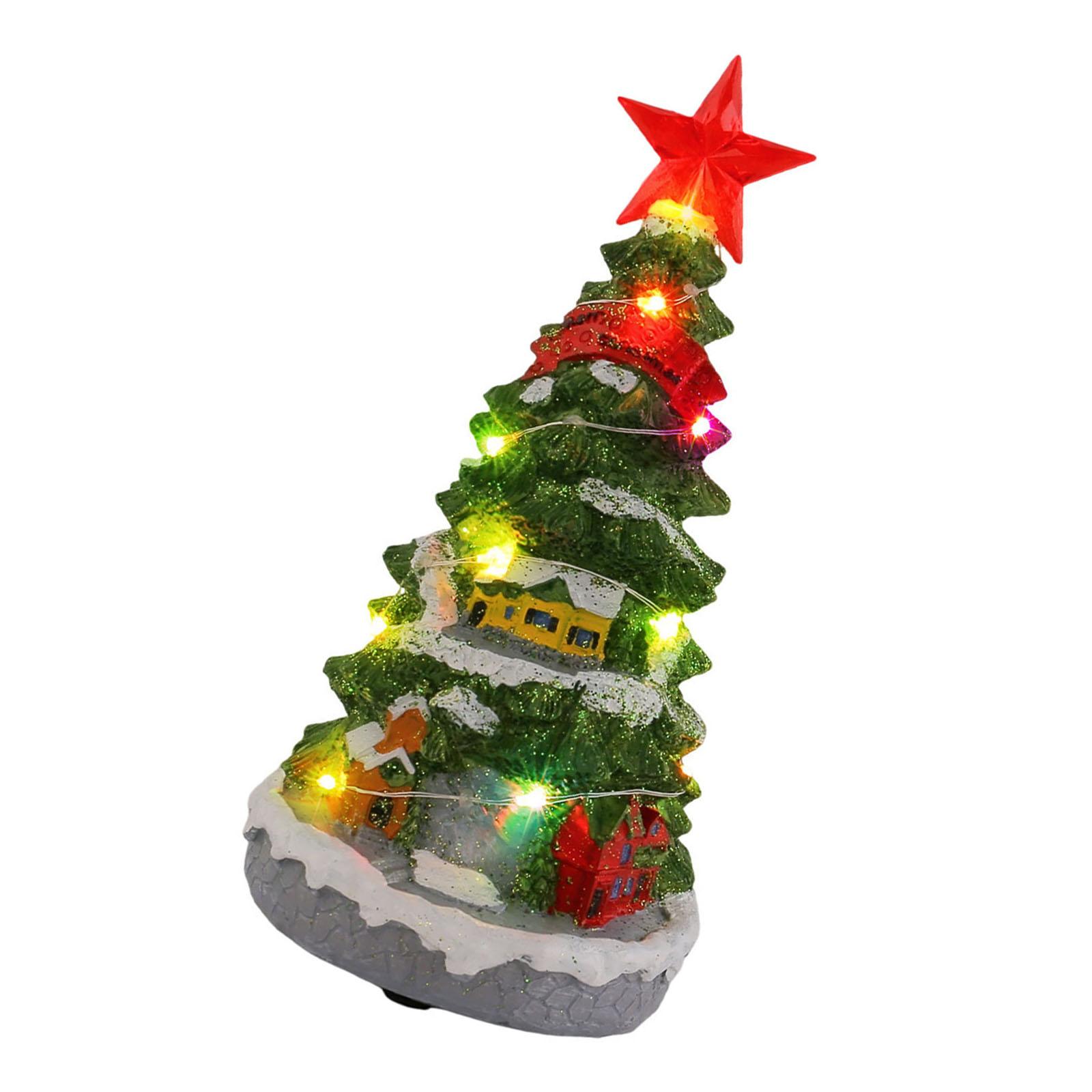 Musical Christmas Tree Lighted Christmas Tree Music Box Christmas Table Centerpieces Decorations Gift for Women Girls 1