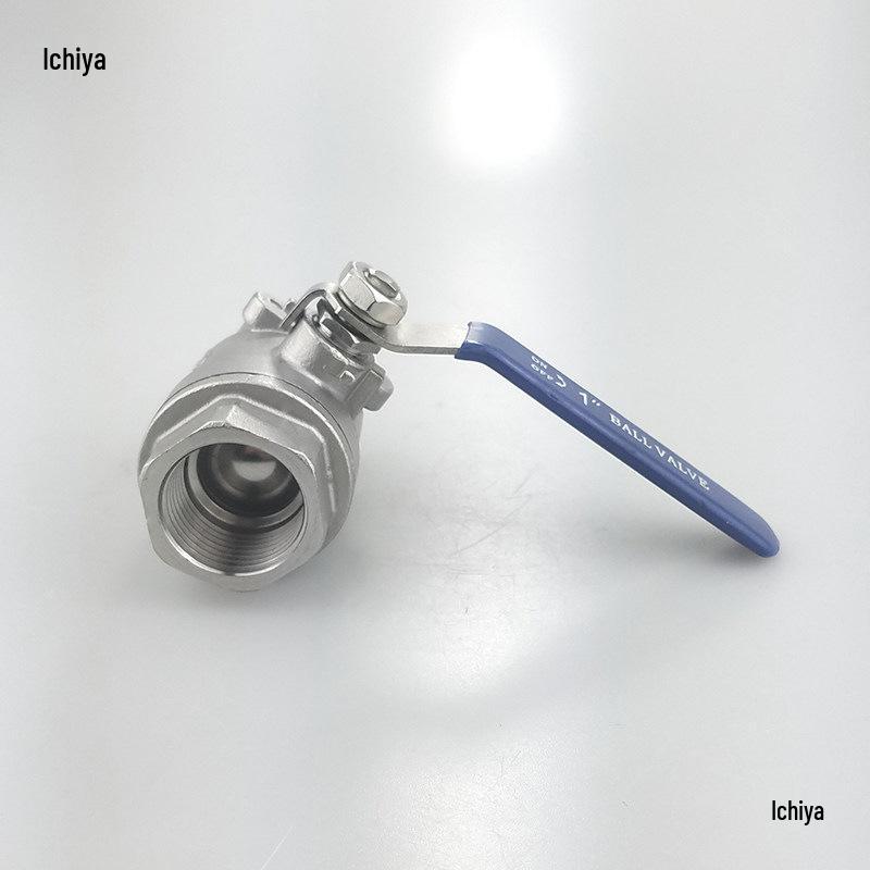 201/304 Stainless Steel Heavy-Duty Two-Piece Ball Valve / 25kg Pressure / Full Bore / High Flow Rate / DN15