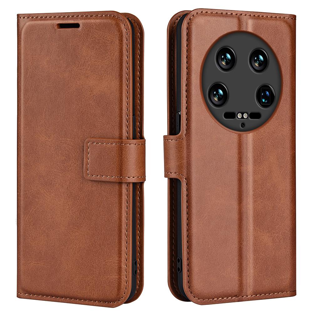 For Xiaomi 14 Ultra Case Calf Texture Leather Wallet Cell Phone Cover