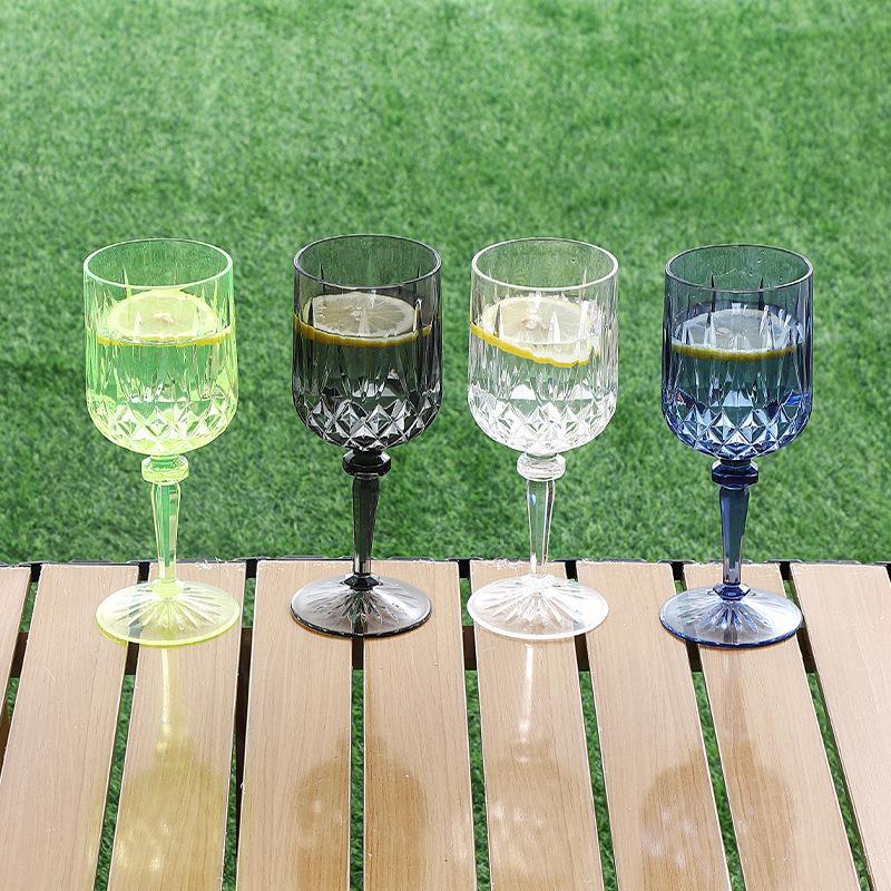 1Pcs Plastic Champagne Cup Acrylic Champagne Glasses Wine Cups Wedding Toasting Glasses For Birthday Wedding