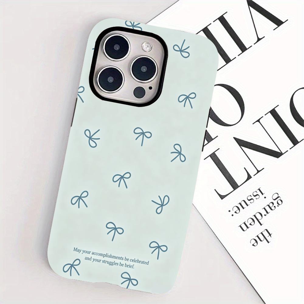 Inspirational Bow 2-in-1 Phone Case Suitable for iPhone 17, 16, 15, 14,13,12,11 Pro/Max/Plus Anti Drop and Anti Shock Back Cover