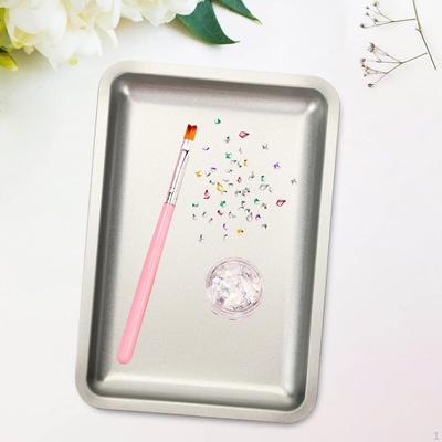 Plateau de salle de bain, meuble de rangement décoratif pour nail art, bureau, table de chevet