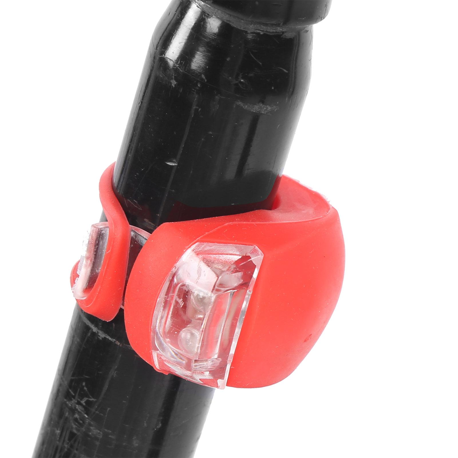 

2pcs 2LED Light Taillight Colorful Warning Lamp 3 Lighting Modes High Brightness Waterproof