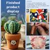 Large-Eye Blunt Needles Tapestry Needle with Needle Threader Thimble for Sewing Knitting Crafting Weaving Steel Yarn Needles
