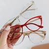 New Sexy Cat Eye Glasses Women Anti Blue Light Brand Photochromic Glasses Designer Vintage Eyeglasses Optical Frame Oculos