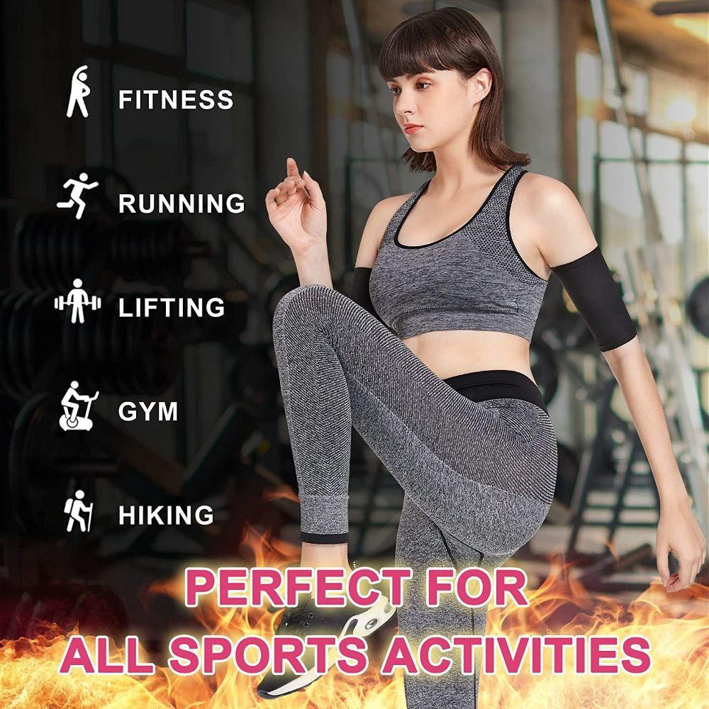 Arm Sweat Bands Arm Trimmers Anti Cellulite Armband Compression Sleeve Sweat Bands
