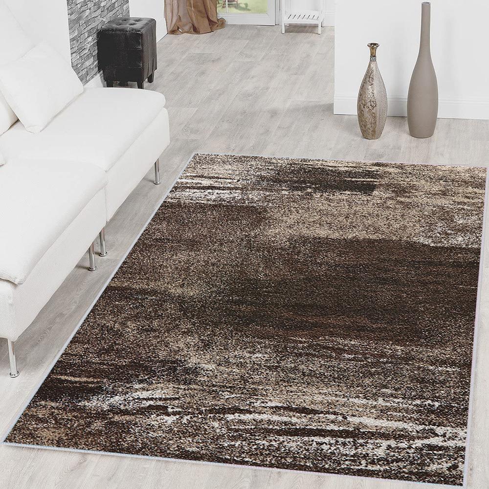 

Rovigo Home Моющийся ковер с набивным рисунком RVG1450 80 x 150 коричневый