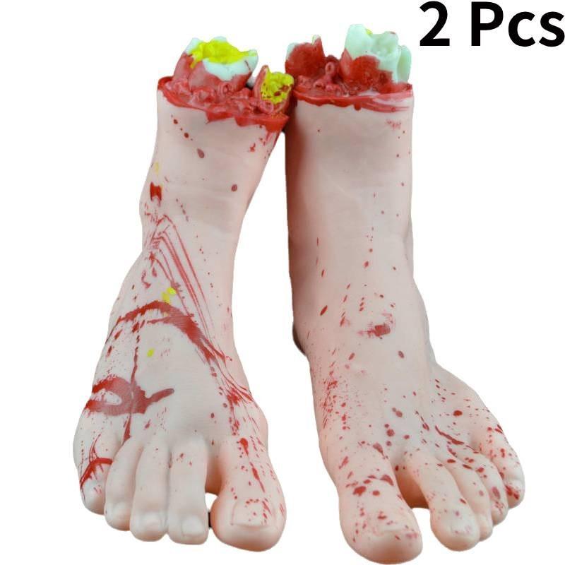 Halloween Bloedige Lichaamsdelen Realistisch Hart Hersenen Afgehakte Hand Voet Kostuum Accessoires