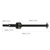  CVD RC Black Front and Rear Metal Drive Shafts for HPI  4 Sport 3 RC 1Celsius10 Model Car Accessory