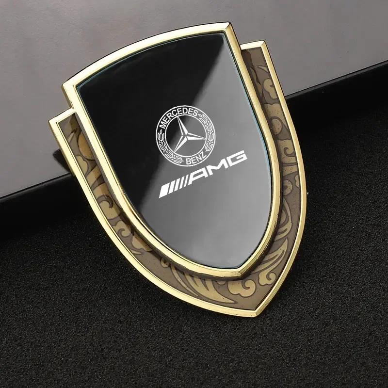 Naklejka Samochodowa Dla Mercedes Benz Stop Metalu Naklejki Samochodowe Emblematy Naklejki Emblemat na Boczne Szyby Akcesoria dla Mercedes Benz AMG GLC W20