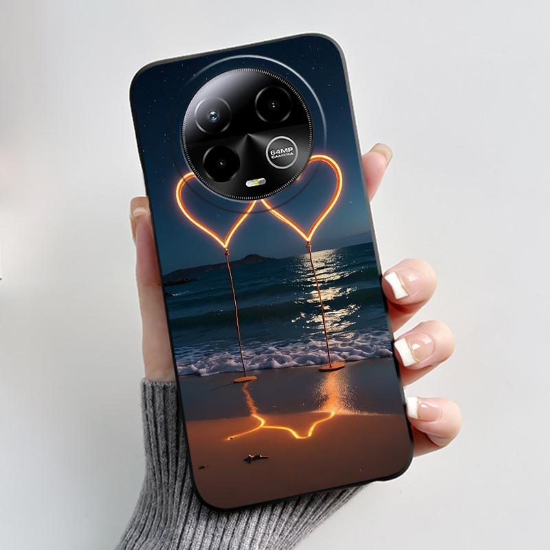 

Case For BLU Bold K50 Phone Case Luxury Cute Love Rabbit Cartoon Funny Pattern Cover Shell Black Soft Silicone Protective Casing BLU Bold K50