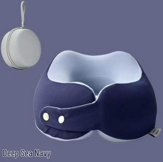 Memory Foam U-Shaped Travel Neck Pillow for Airplanes and Office Naps