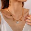 Charming Pig & Elephant Pendant Necklace for Women - Cute, Delicate Animal Design