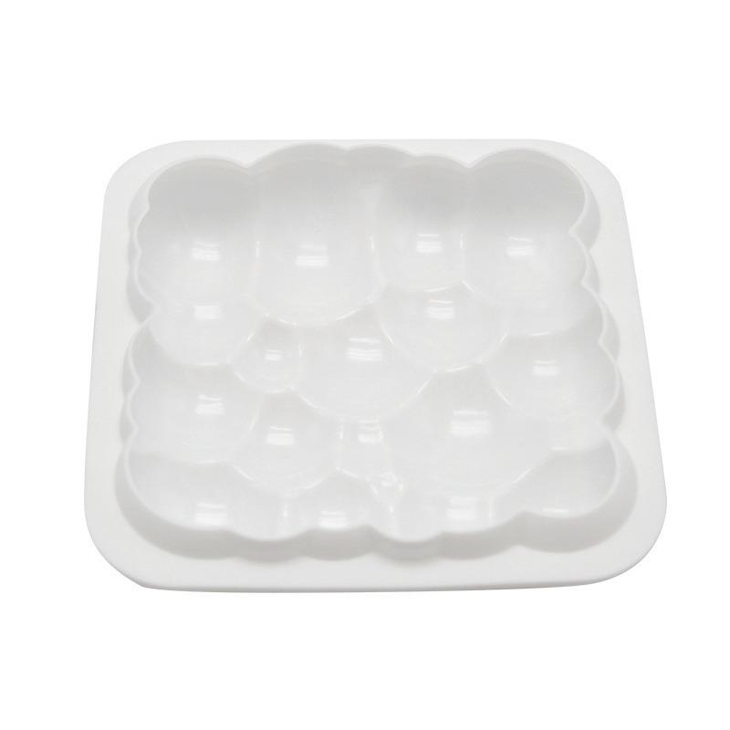 1 Pc Three-dimensional Square Xiangyun Mousse Silicone Cake Mold Cloud Baking Pan Mold DIY Baking, Candle Mold