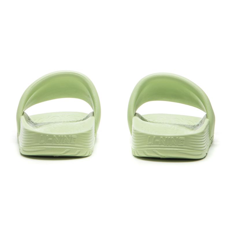 Li Ning Fashion Trendy Slide Sandals Unisex Footwear Green AZSV023-3