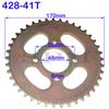 Motorcycle 25T/31T/32T/37T/41T/48T Rear Sprocket 428 Chain Disc 48MM For ATV Go Kart UTV Buggy Golf Cart Quad Bike Accessories