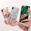 For Xiaomi Redmi 7A Case Luxury Flowers Butterfly Painted Cover Soft Silicone Case For Xiaomi Redmi 7 7A Redmi7 A Redmi7A Fundas