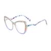 Anti Blue Reading New Rays Oversized Feline Spectacles Eye Ladies Stylish Woman Transparent For Presbyopic Clear Cat's Eyewear Prescription