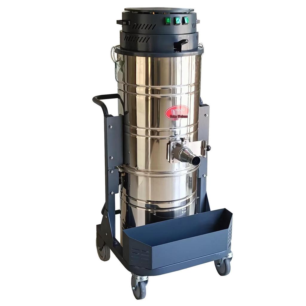 3600W Industrial Double-Barrel Vacuum Cleaner for Metal Powder Debris