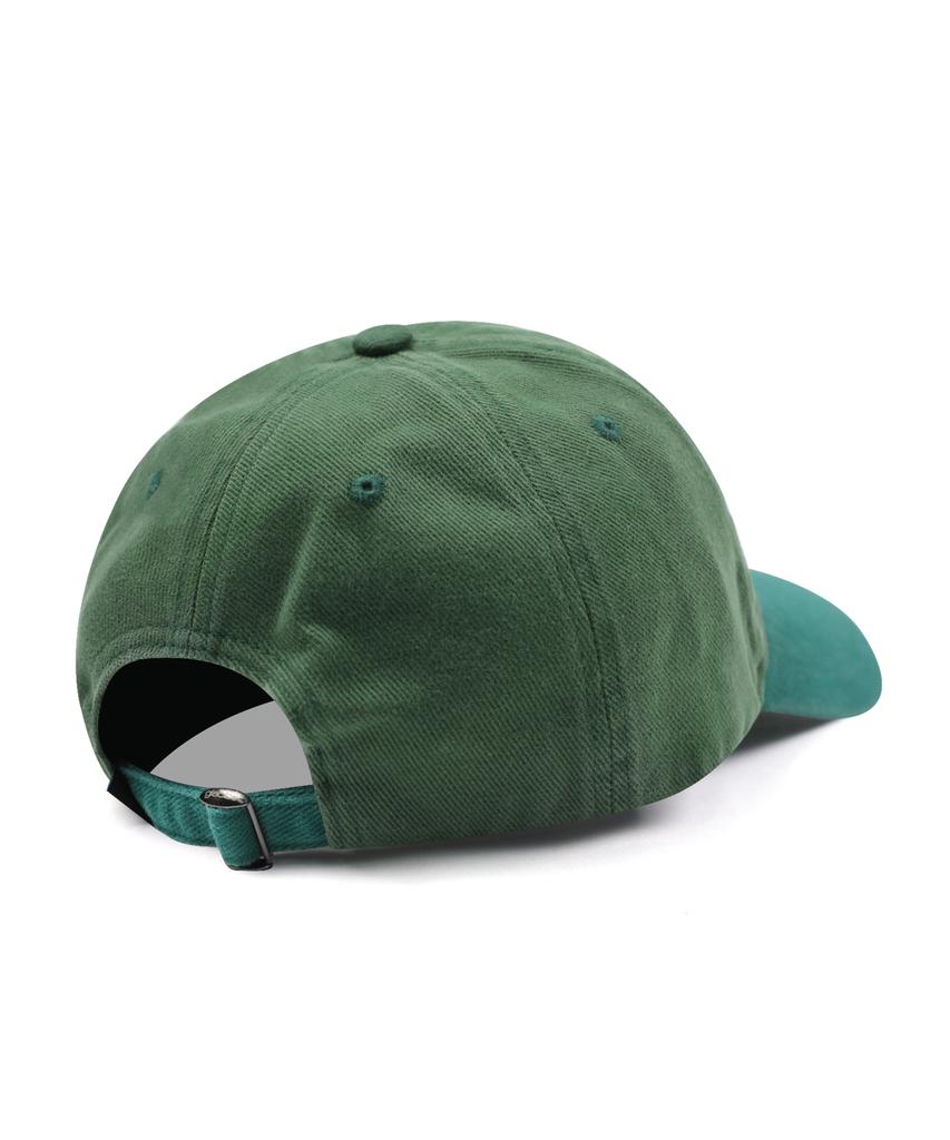 GLACK Gc059 Notnow Color Block Washed Cotton Ball Cap (Green)