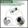 Engine Coolant Thermostat Housing Assembly Replacement for Jeep Cherokee 2014-2021, 816-194 Metal Silver Tone 1Pc