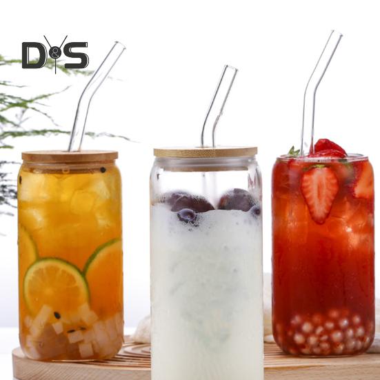 4 Stück Bambusdeckel mit Loch für Strohhalme, auslaufsicherer Deckel mit Silikondichtung, 7 cm Einmachdeckel, normale Öffnung, Ersatz-Bambusdeckel für Biergläser