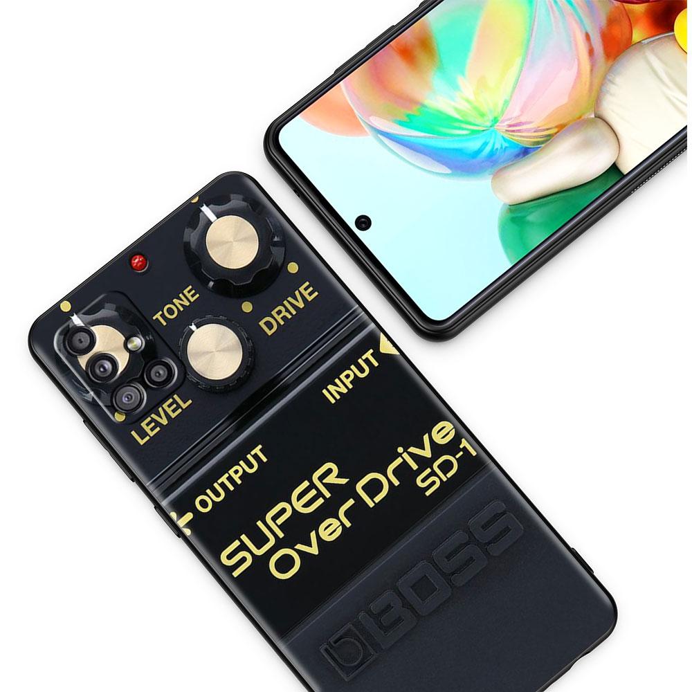 Weiche Hülle für Samsung Galaxy A51 A71 A50 A21s A12 A32 A52 A22 A72 A31 Silikon Handyhülle A41 A02s Cover Funda Boss Distortions Pedal