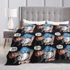 Dispatch Game Character Super Soft Blanket  Boy Girl Plush Throw Blanket Fluffy Home Decor Flannel Bedspread Sofa Bed Cover