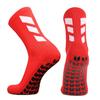 Men's European & American Mid-Calf Anti-Slip Football Socks with Gel Bottom & Thick Towel, Sweat-Absorbent, Anti-Friction Sports Socks
