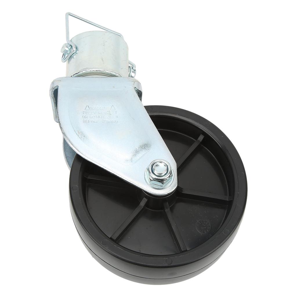 6in Trailer Swirl Jack Caster Wheel 1200 Lbs Capacity Detachable Swivel Castors for Camper Boat