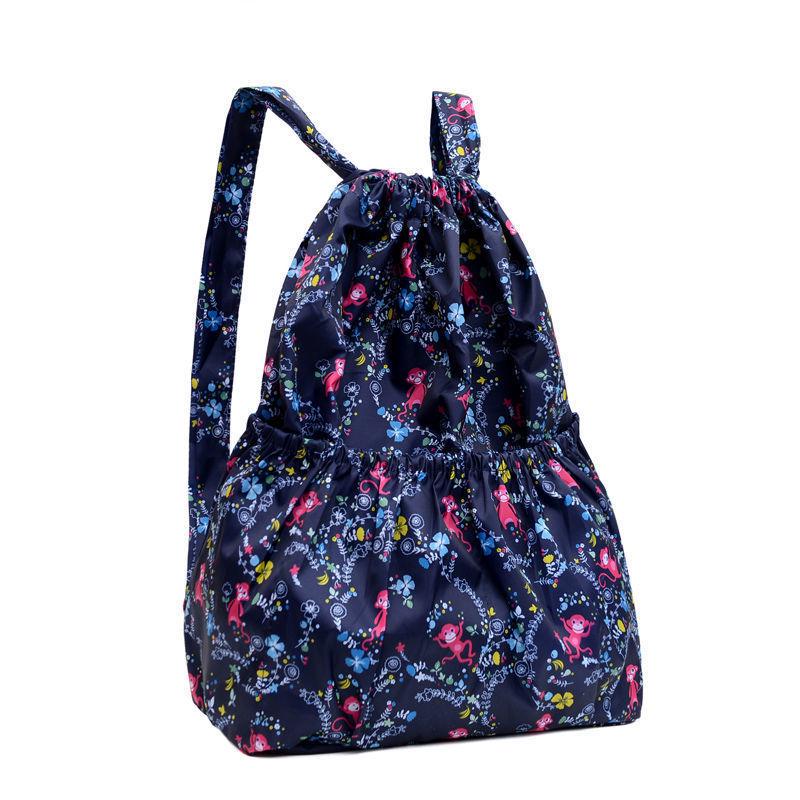 Summer Travel Large Capacity Drawstring Backpack for Fitness and Sports