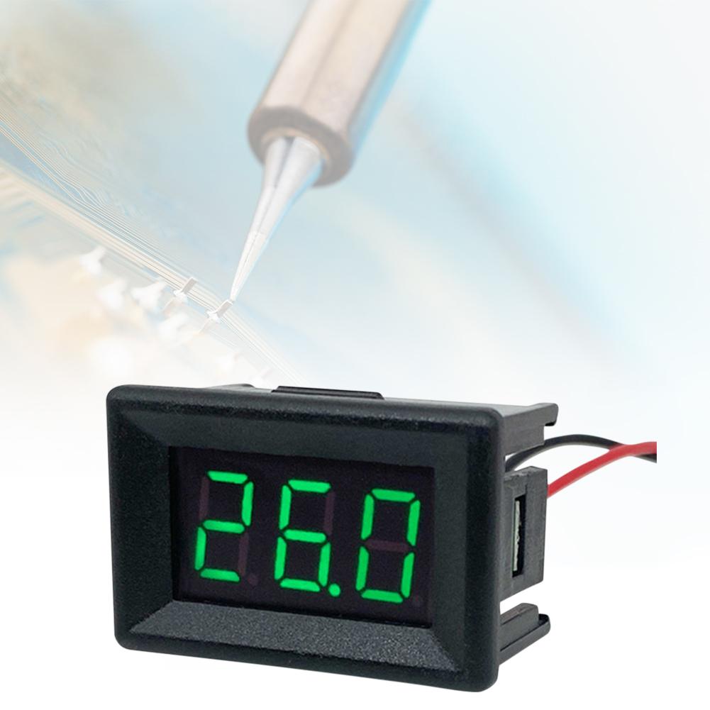 DC0-30V 0.36inch 2-Wire Digital LED Display Panel Voltmeter Tester Digital LED Mini Display Module for Car Motor Vehicle Tools