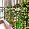 Artificial Rose Vine Garland for Air Conditioning Pipe Decoration