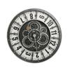 Moving Gears Wall Clock Rustic Industrial Oversized Wall Clock Heavy Duty for Living Room 7706