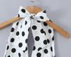 Women's 2025 Autumn/Winter Halter Polka Dot Backless Camisole & High-Waisted A-Line Skirt Set