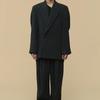 Wool Tweed Curved Pants Gray Cwpaw25991gyx