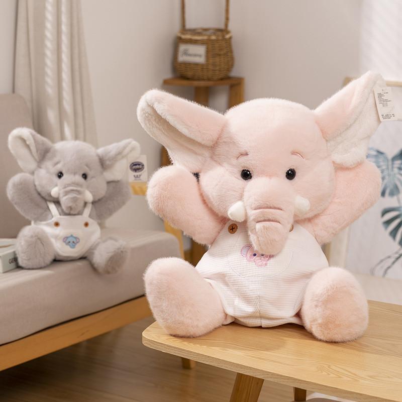 Adorable Elephant Plush Toy For Kids Soft Stuffed Animal Doll Perfect For Birthdays