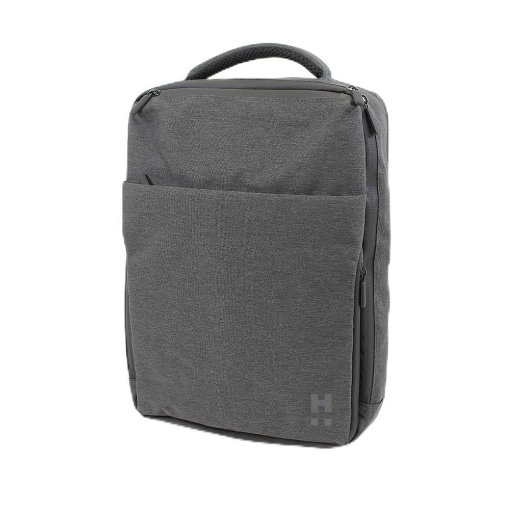 Hapitas Business Backpack, PC and Mobile Compatible, H-Plus HPL5138, Gray