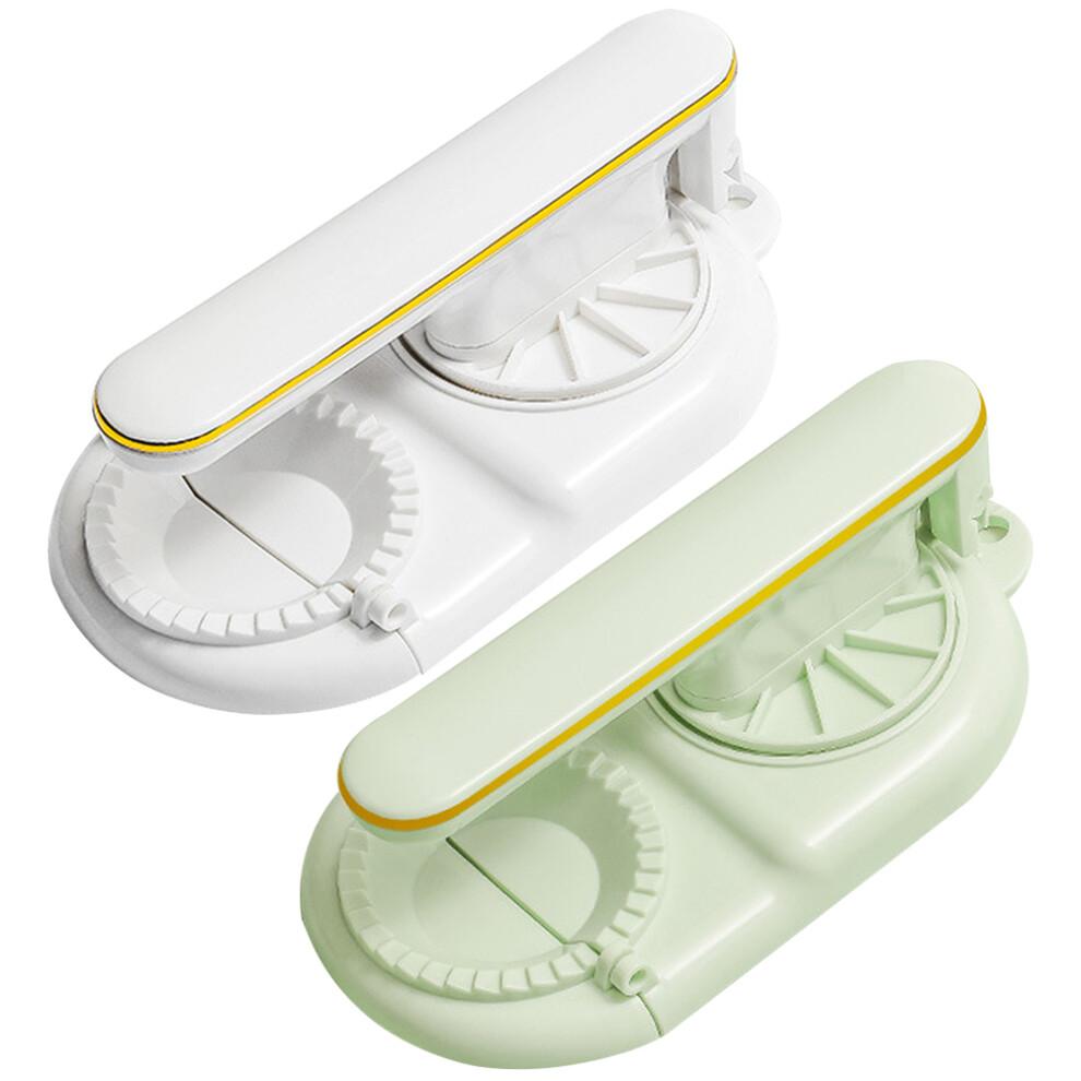 2pcs Dumpling Press Pp Non Slip Handle For Wrapping Dumplings