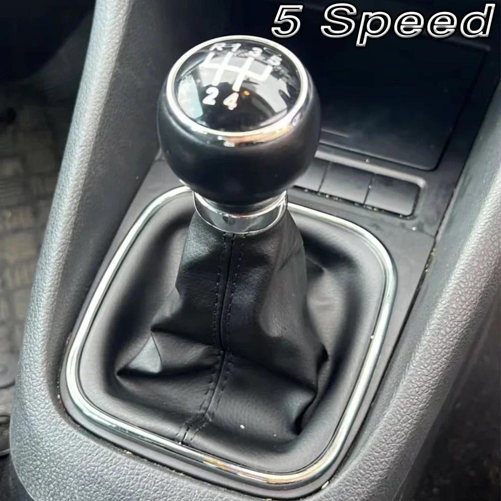 

Ручка переключения передач 5/6 Speed Stick с кожаным чехлом для багажника для Volkswagen VW Golf 5 V MK5 MK6 Jetta R32 2004-2014 Car-Stying